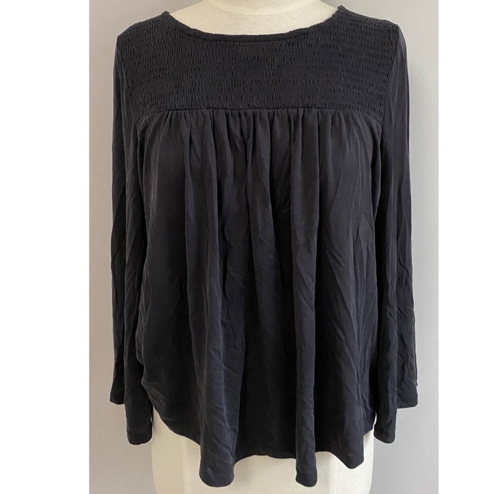 Lucky Brand smocked shirt